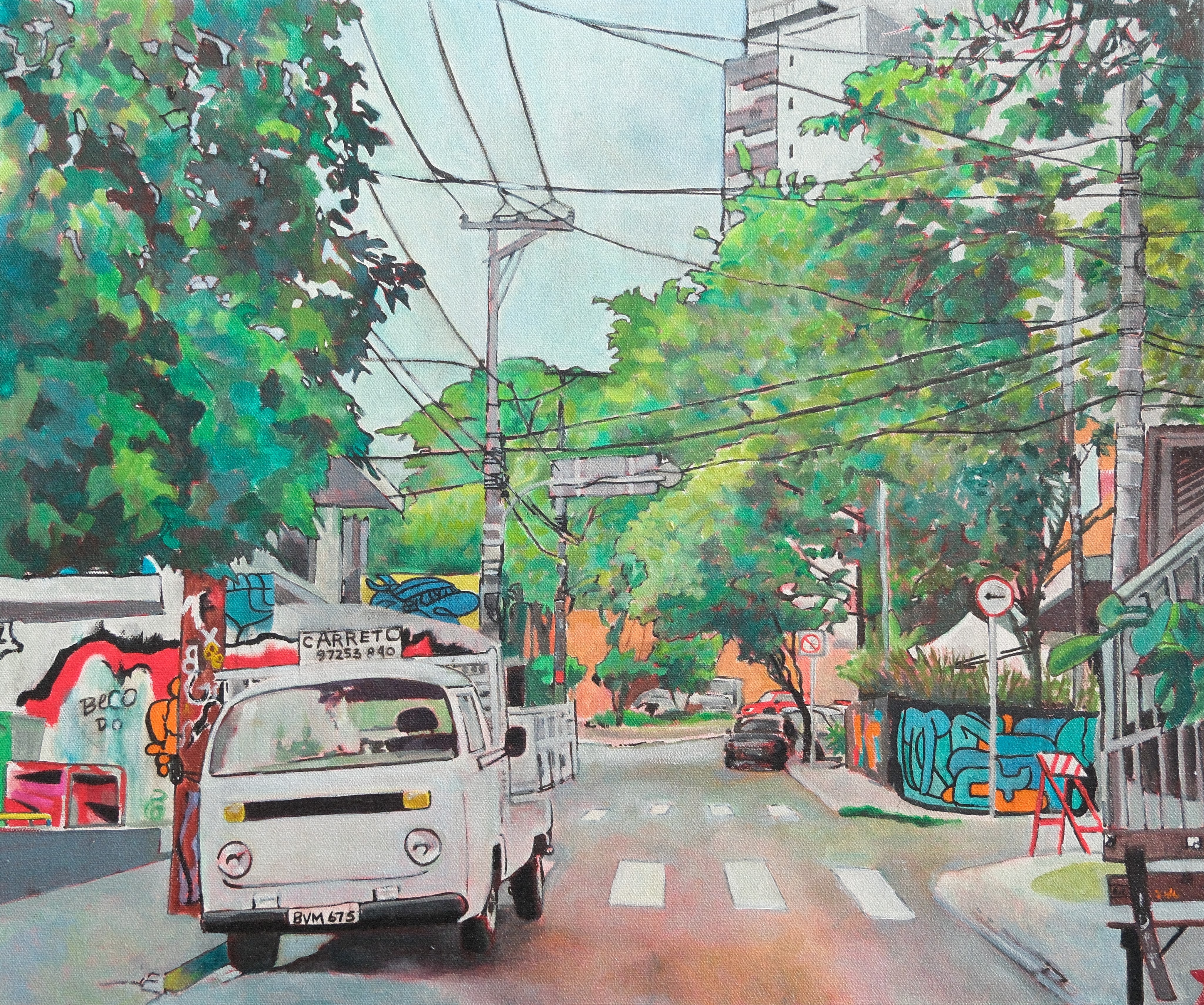 Calle de Batman 20 x 24 in