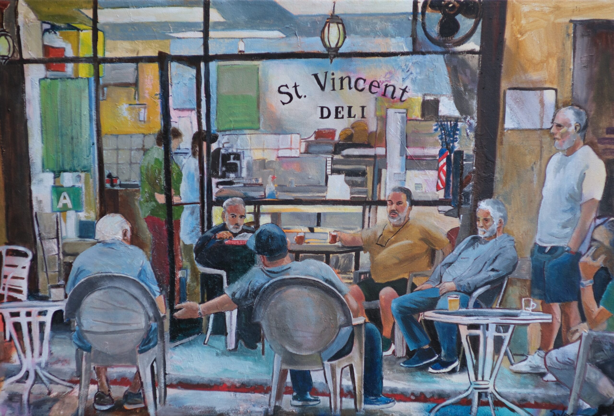 Morning Conference 24 x 36 in