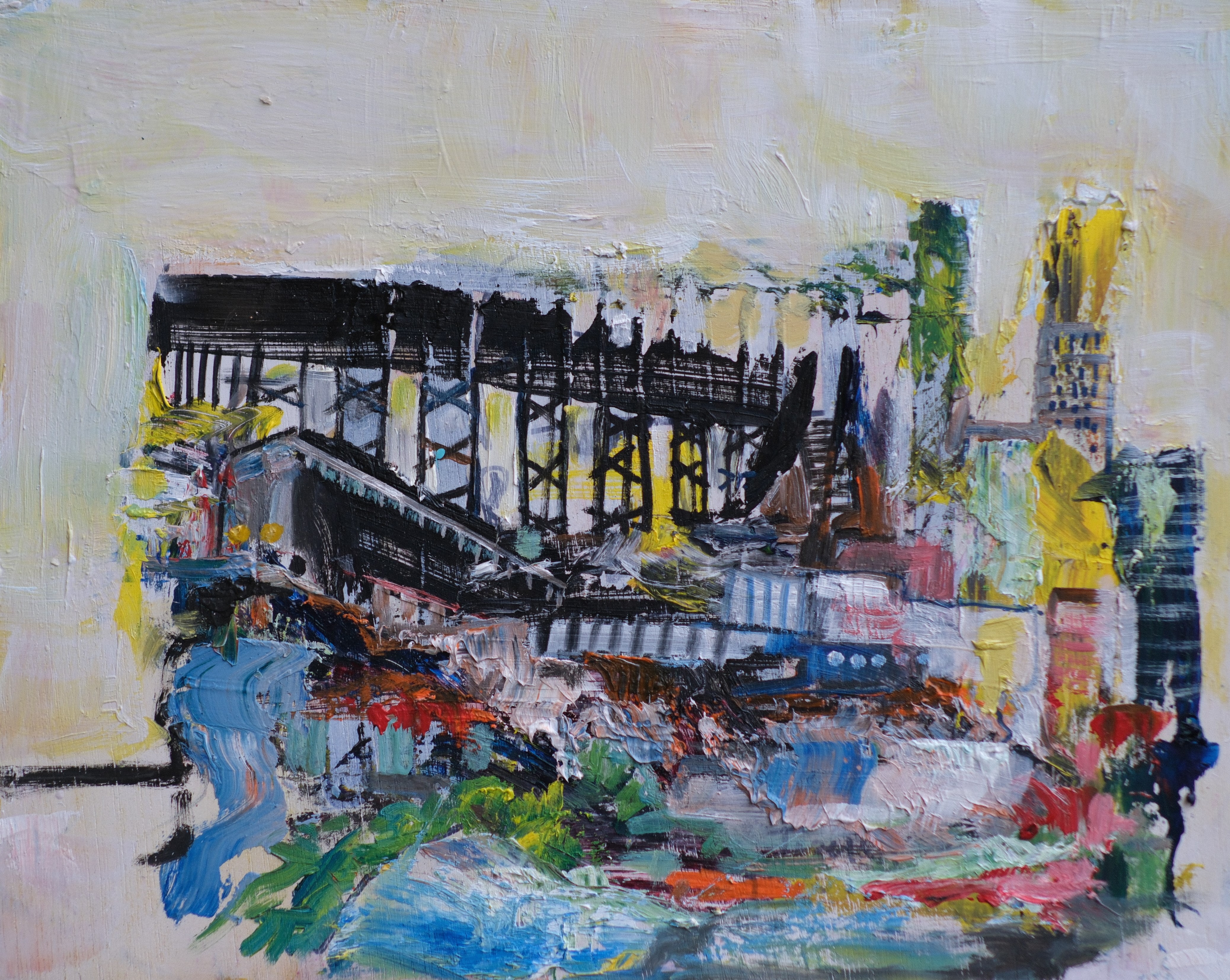 The City Falls 8 x 10 in